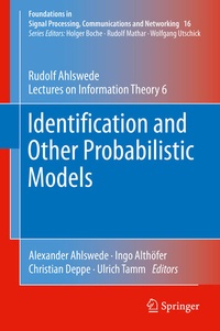 Enlarge image Cover: Identification and Other Probabilistic Models - Springer