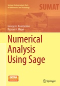 Cover: Numerical Analysis Using Sage - Springer