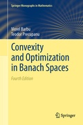 Cover: Convexity and Optimization in Banach Spaces - Springer