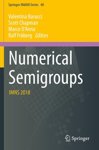 Enlarge image Cover: Numerical Semigroups - Springer