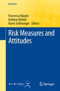 Cover: Risk Measures and Attitudes - Springer