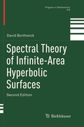Cover: Spectral Theory of Infinite-Area Hyperbolic Surfaces - Birkh&auml;user
