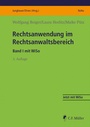 Cover: Rechtsanwendung im Rechtsanwaltsbereich - C.F. Müller