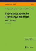 Cover: Rechtsanwendung im Rechtsanwaltsbereich - C.F. M&uuml;ller