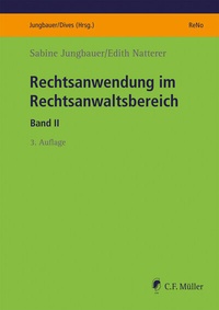 Abbildung von: Rechtsanwendung im Rechtsanwaltsbereich - C.F. Müller