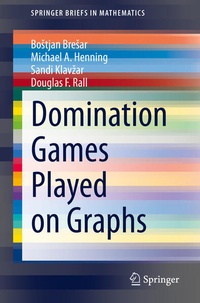 Enlarge image Cover: Domination Games Played on Graphs - Springer