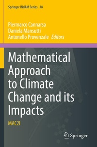 Enlarge image Cover: Mathematical Approach to Climate Change and its Impacts - Springer