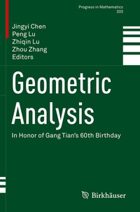 Enlarge image Cover: Geometric Analysis - Birkhäuser
