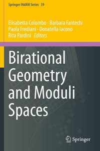 Enlarge image Cover: Birational Geometry and Moduli Spaces - Springer