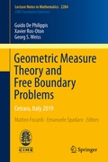 Cover: Geometric Measure Theory and Free Boundary Problems - Springer