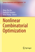 Bild: Nonlinear Combinatorial Optimization - Springer