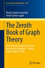 Cover: The Zeroth Book of Graph Theory - Springer