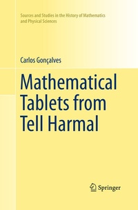 Abbildung von: Mathematical Tablets from Tell Harmal - Springer