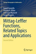 Cover: Mittag-Leffler Functions, Related Topics and Applications - Springer