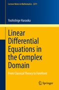 Cover: Linear Differential Equations in the Complex Domain - Springer