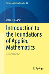 Enlarge image Cover: Introduction to the Foundations of Applied Mathematics - Springer