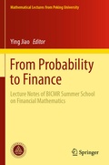 Cover: From Probability to Finance - Springer