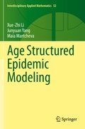 Cover: Age Structured Epidemic Modeling - Springer