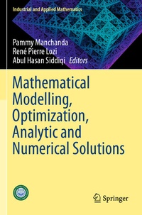 Enlarge image Cover: Mathematical Modelling, Optimization, Analytic and Numerical Solutions - Springer
