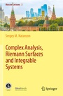 Cover: Complex Analysis, Riemann Surfaces and Integrable Systems - Springer