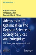 Cover: Advances in Optimization and Decision Science for Society, Services and Enterprises - Springer