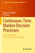 Cover: Continuous-Time Markov Decision Processes - Springer