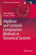 Cover: Algebraic and Symbolic Computation Methods in Dynamical Systems - Springer