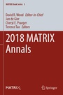 Cover: 2018 MATRIX Annals - Springer