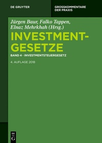 Abbildung von: Investmentgesetze - Band 4 - De Gruyter