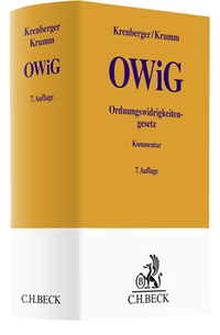 Enlarge image Cover: Ordnungswidrigkeitengesetz: OWiG - C.H.BECK