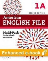 Enlarge image Cover: American English File Level 1 E-Book (Student Book/Workbook Multi-Pack A) - Oxford University Press, USA