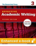 Cover: Effective Academic Writing Second Edition Level 3 E-Book with Online Practice - Oxford University Press, USA