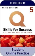 Cover: Q Skills for Success Level 5 Listening and Speaking iQ Online Practice - Oxford University Press