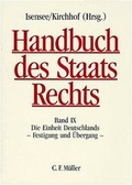 Cover: Handbuch des Staatsrechts - C.F. M&uuml;ller