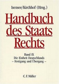 Enlarge image Cover: Handbuch des Staatsrechts - C.F. Müller