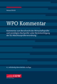 Abbildung von: WPO Kommentar 2022 - IDW