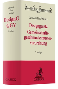 Abbildung von: Designgesetz, Gemeinschaftsgeschmacksmusterverordnung: DesignG, GGV - C.H.BECK