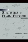 Cover: Statistics in Plain English - Lawrence Erlbaum Associates Inc