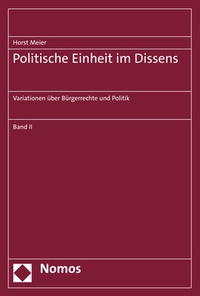 Abbildung von: Politische Einheit im Dissens - Nomos