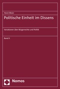 Cover: Politische Einheit im Dissens - Nomos
