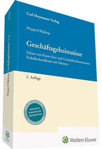 Abbildung von: Geschäftsgeheimnisse - Carl Heymanns Verlag