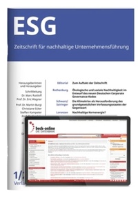 Bild: ESG - Zeitschrift f&uuml;r nachhaltige Unternehmensf&uuml;hrung  - C.H.BECK