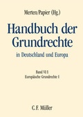 Bild: Handbuch der Grundrechte in Deutschland und Europa - Band VI/1 - C.F. Müller