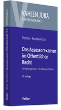 Cover: Das Assessorexamen im &Ouml;ffentlichen Recht - Vahlen