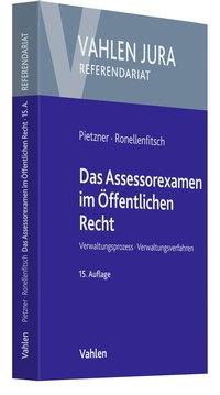 Enlarge image Cover: Das Assessorexamen im Öffentlichen Recht - Vahlen