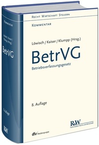 Abbildung von: BetrVG - Fachmedien Recht und Wirtschaft