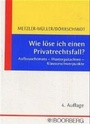 Cover: Wie l&ouml;se ich einen Privatrechtsfall? - Boorberg