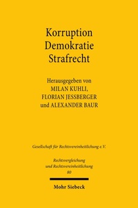 Abbildung von: Korruption - Demokratie - Strafrecht - Mohr Siebeck