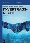 Cover: IT-Vertragsrecht - De Gruyter