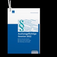 Abbildung von: Aushangpflichtige Gesetze 2022 - WEKA